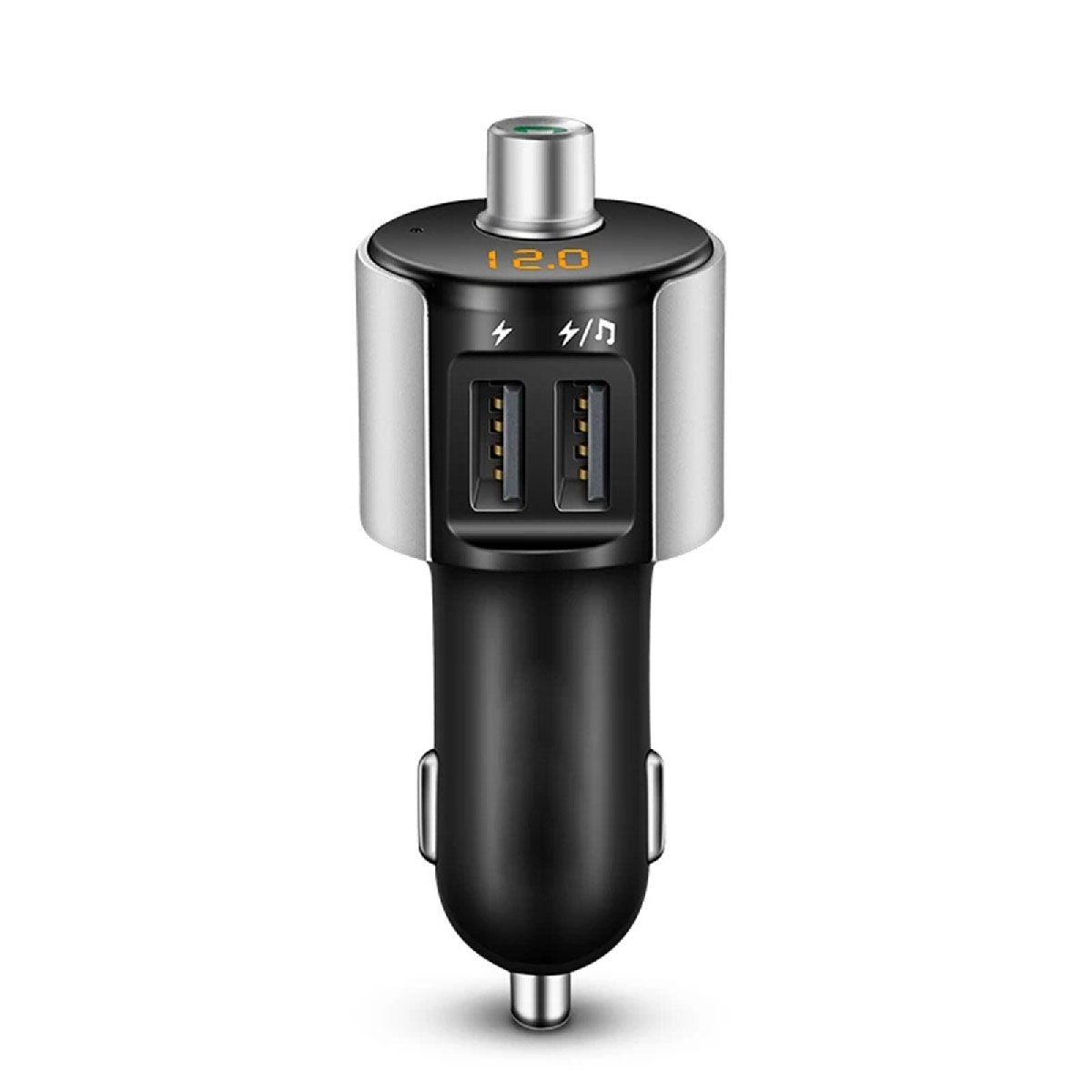 FM-трансмиттер, модулятор Bluetooth FM G9, цвет черный FM-трансмиттер, модулятор Bluetooth FM G9, цвет черный
