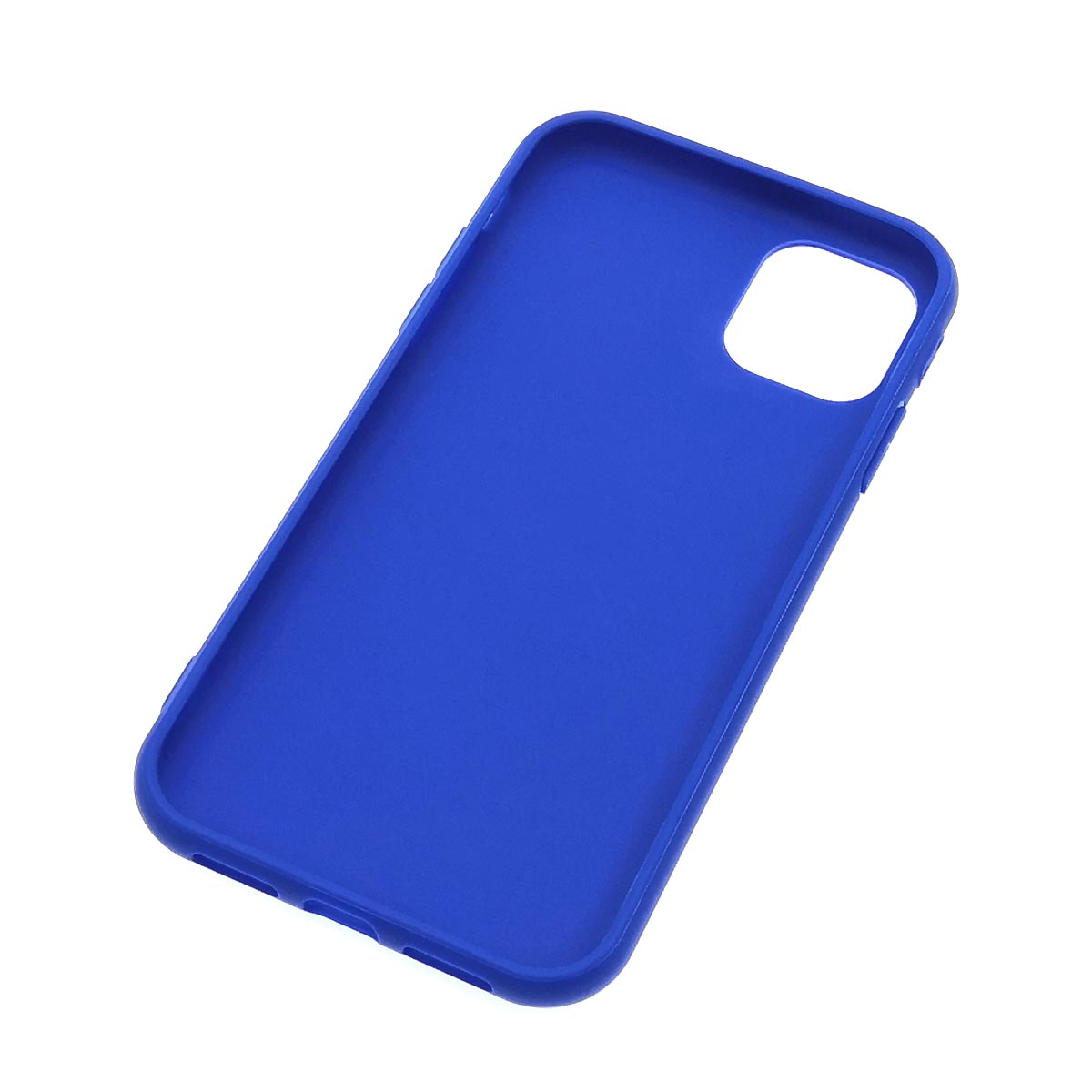 Чехол накладка для APPLE iPhone 11, силикон, матовый, цвет синий