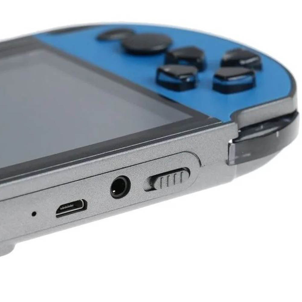 Портативная игровая приставка X7 Plus, 5.1", цвет красно синий
