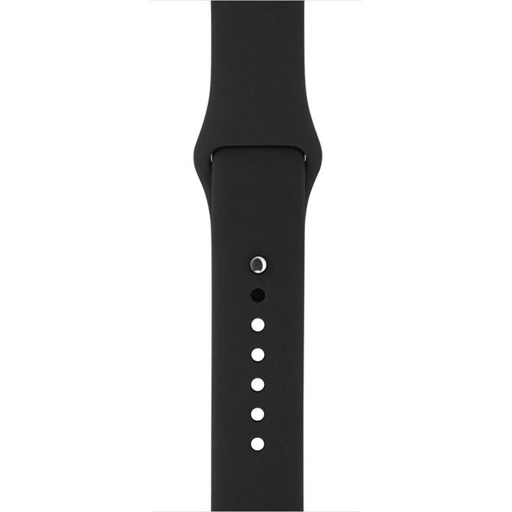 Ремешок для Apple Watch спортивный Sport, размер 38 - 40 мм, цвет черный
