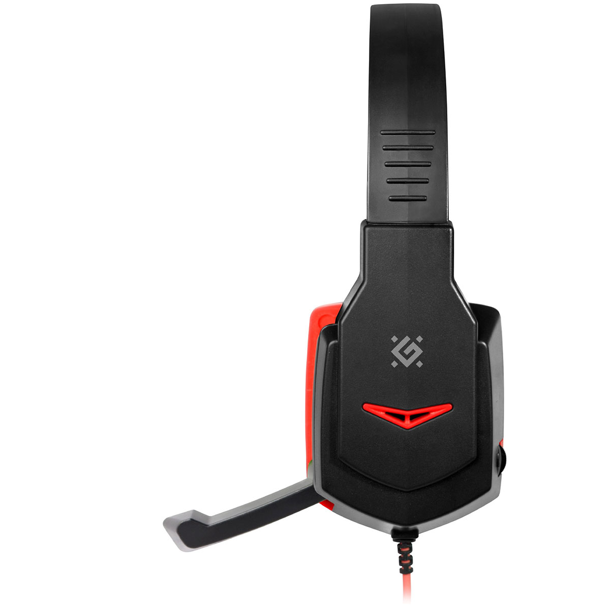 Гарнитура (наушники с микрофоном) проводная полноразмерная, Defender Warhead G-320, цвет черно красный