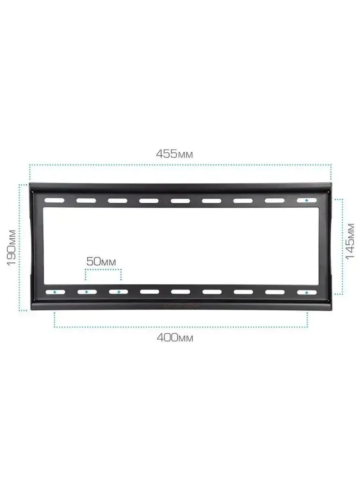 Кронштейн для ТВ Arm Media STEEL-4, до 40 кг, 22-65", vesa 400x400, настенный, наклонный, цвет черный