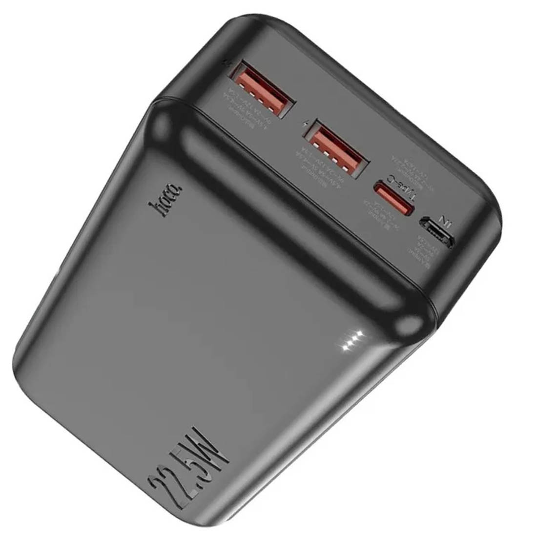 Внешний портативный аккумулятор, Power Bank HOCO J101B Astute, 30000 mAh, 22.5W, PD20W, QC3.0, цвет черный