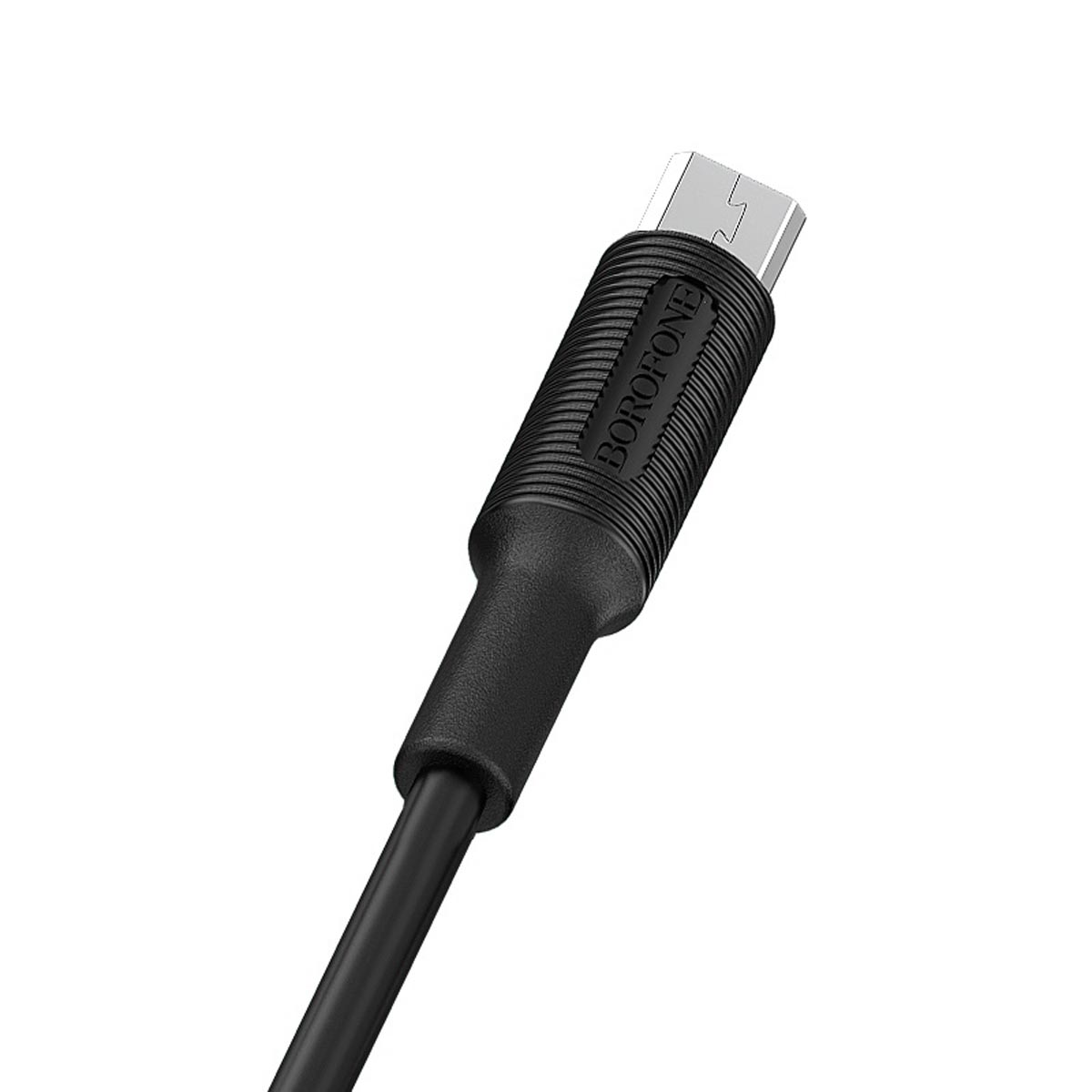 Кабель BOROFONE BX1 EzSync Micro USB, 2A, длина 1 метр, силикон, цвет черный