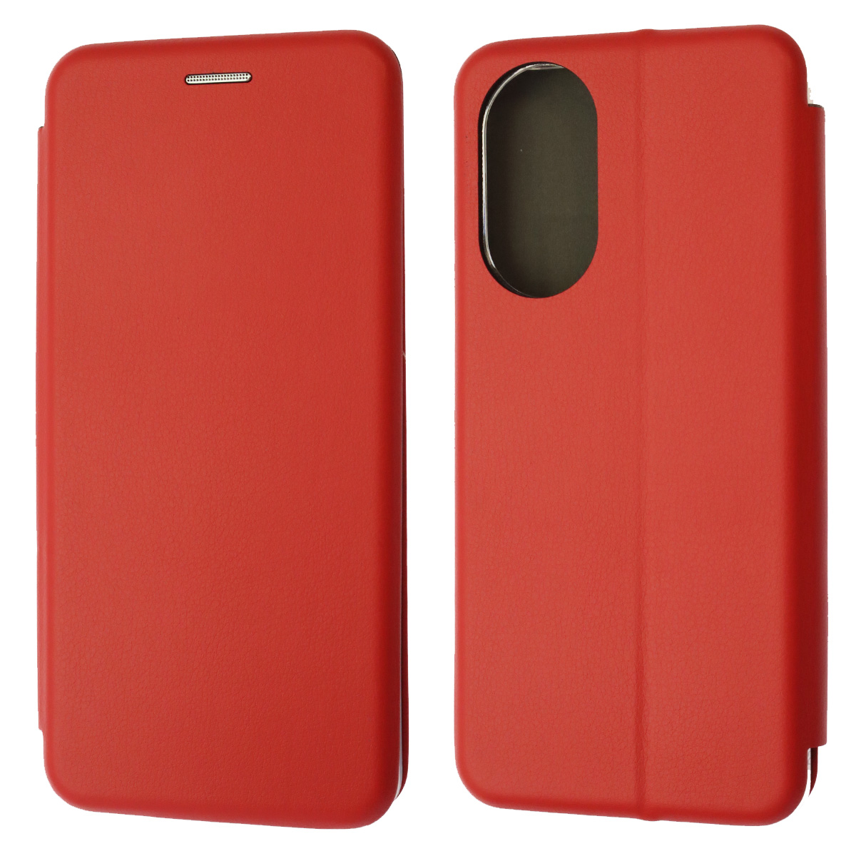 Чехол книжка STYLISH для HUAWEI Honor 50, Nova 9, экокожа, визитница, цвет красный