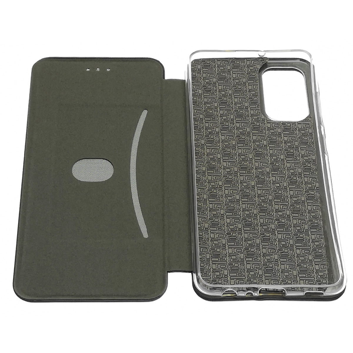 Чехол книжка STYLISH для SAMSUNG Galaxy A32 4G (SM-A325F), экокожа, визитница, цвет темно синий