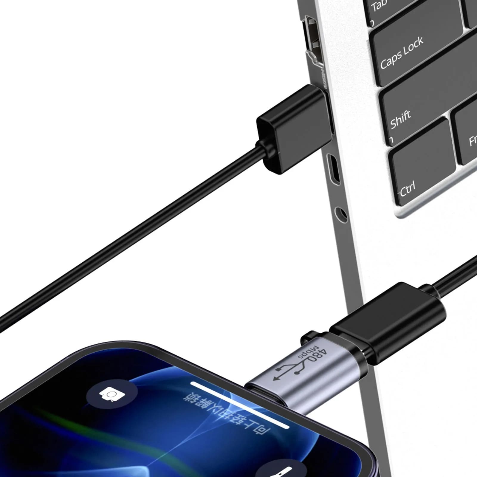 Адаптер MMB, переходник с micro USB на Mini USB 5-pin, цвет черный