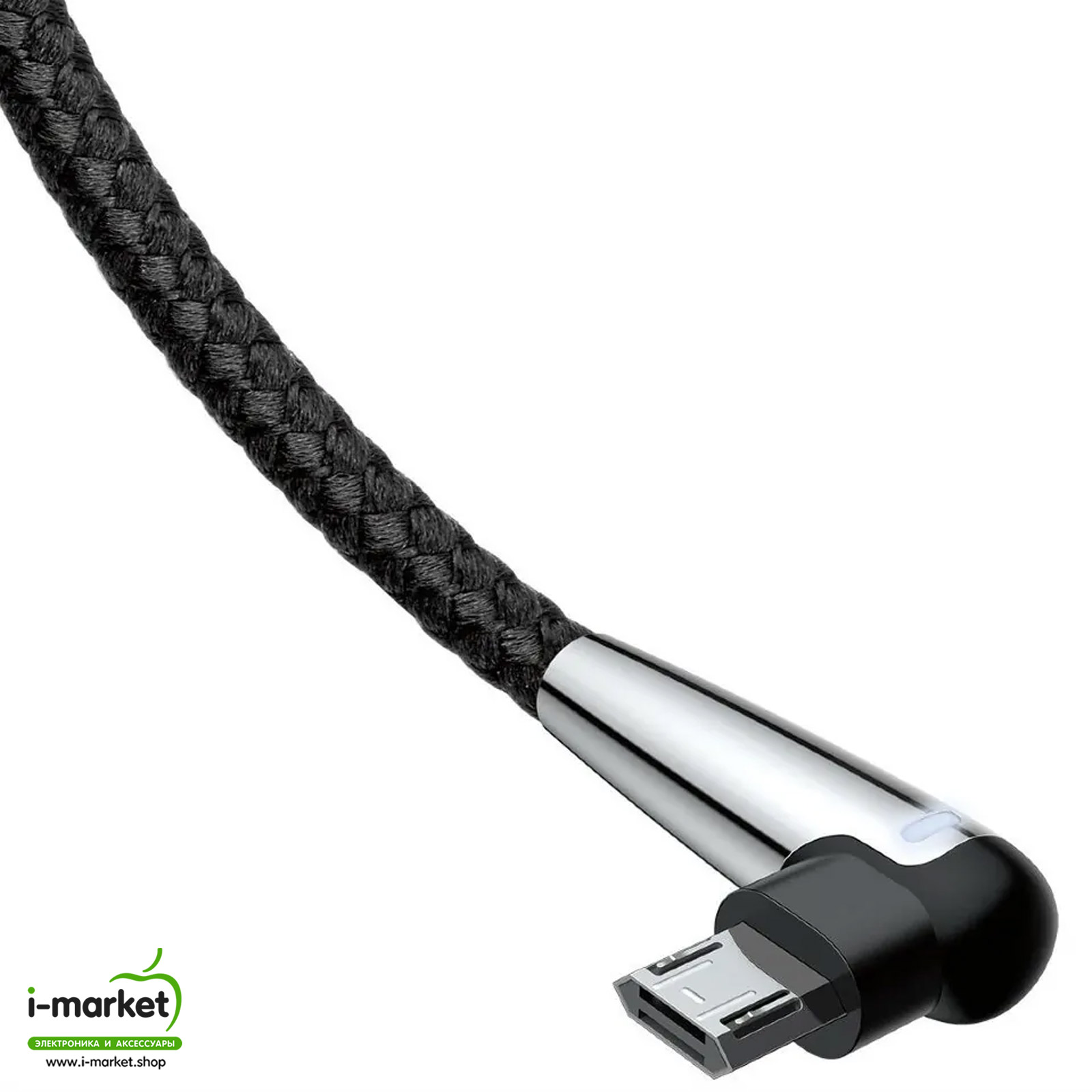 Кабель Micro-USB, 2.4A, длина 1 метр, Baseus MVP Sharp-bird mobile game, цвет черный