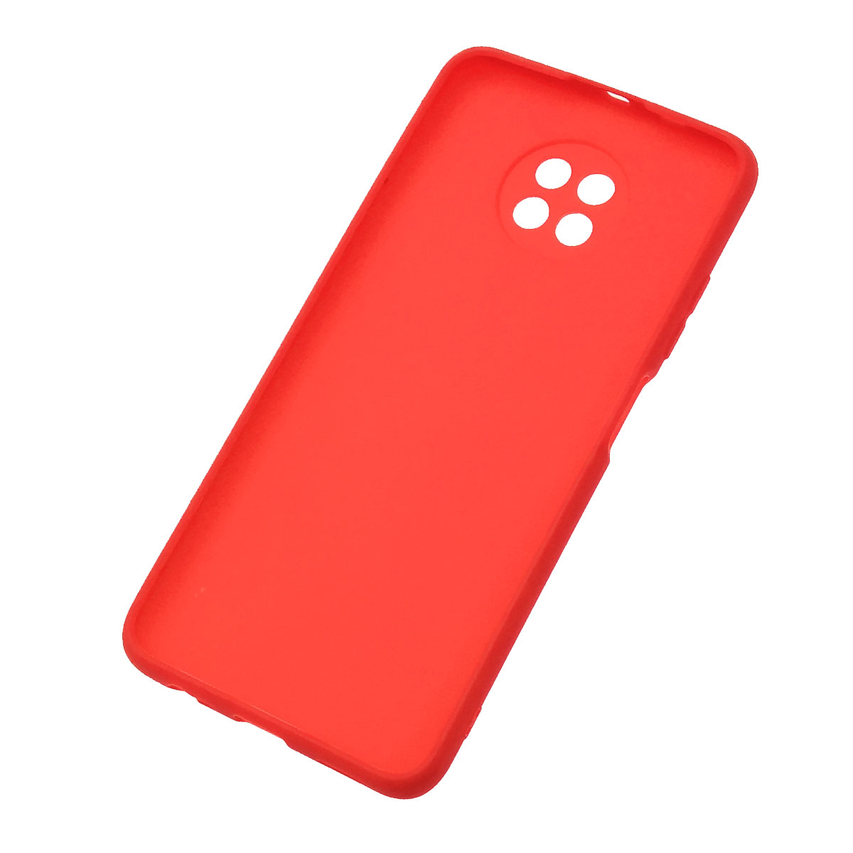 Чехол накладка SOFT TOUCH для XIAOMI Redmi Note 9T, силикон, матовый, цвет красный