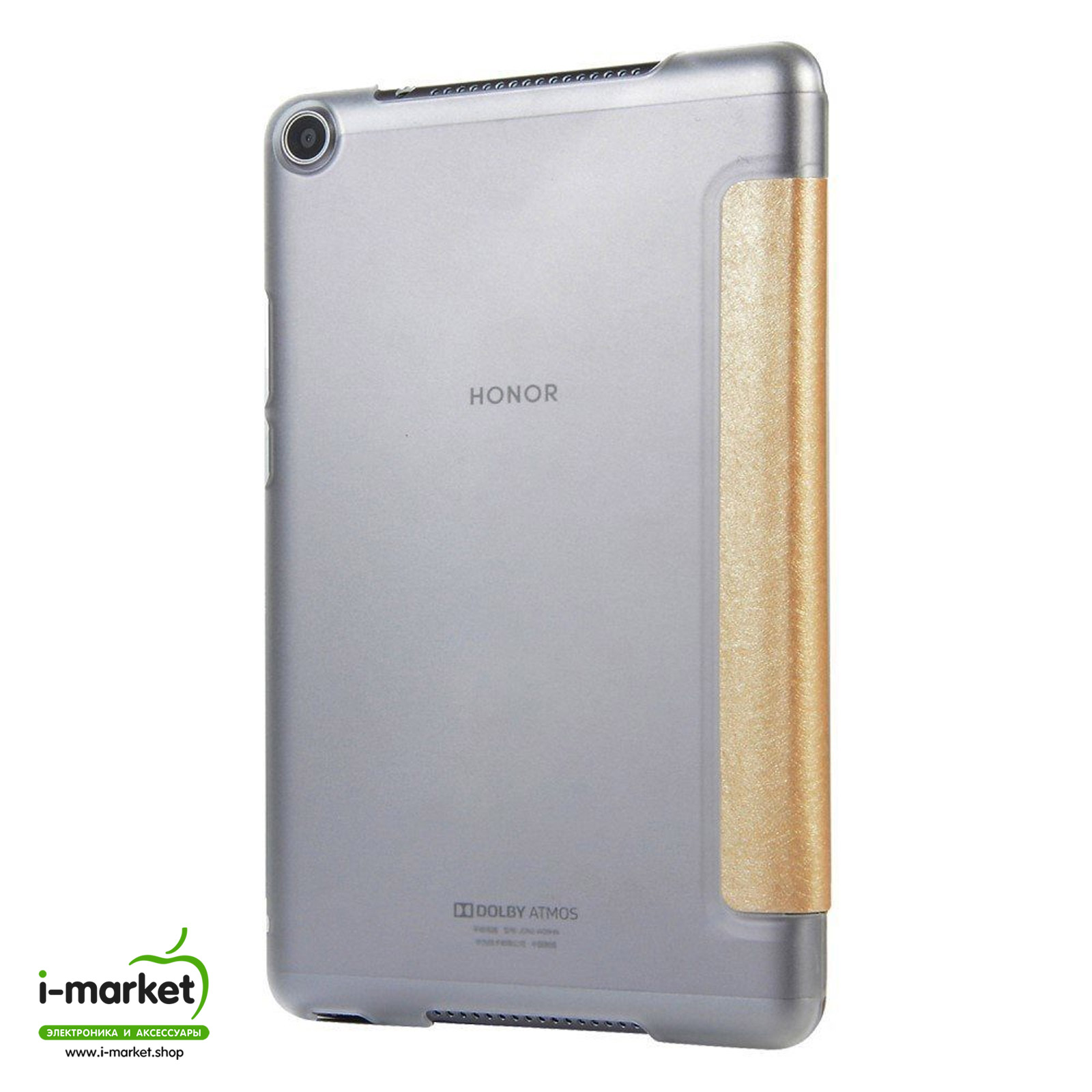 Чехол Smart Case для HUAWEI MediaPad M5 Lite 8.0" (JDN-L09), Honor Pad 5 8.0", цвет золотистый.