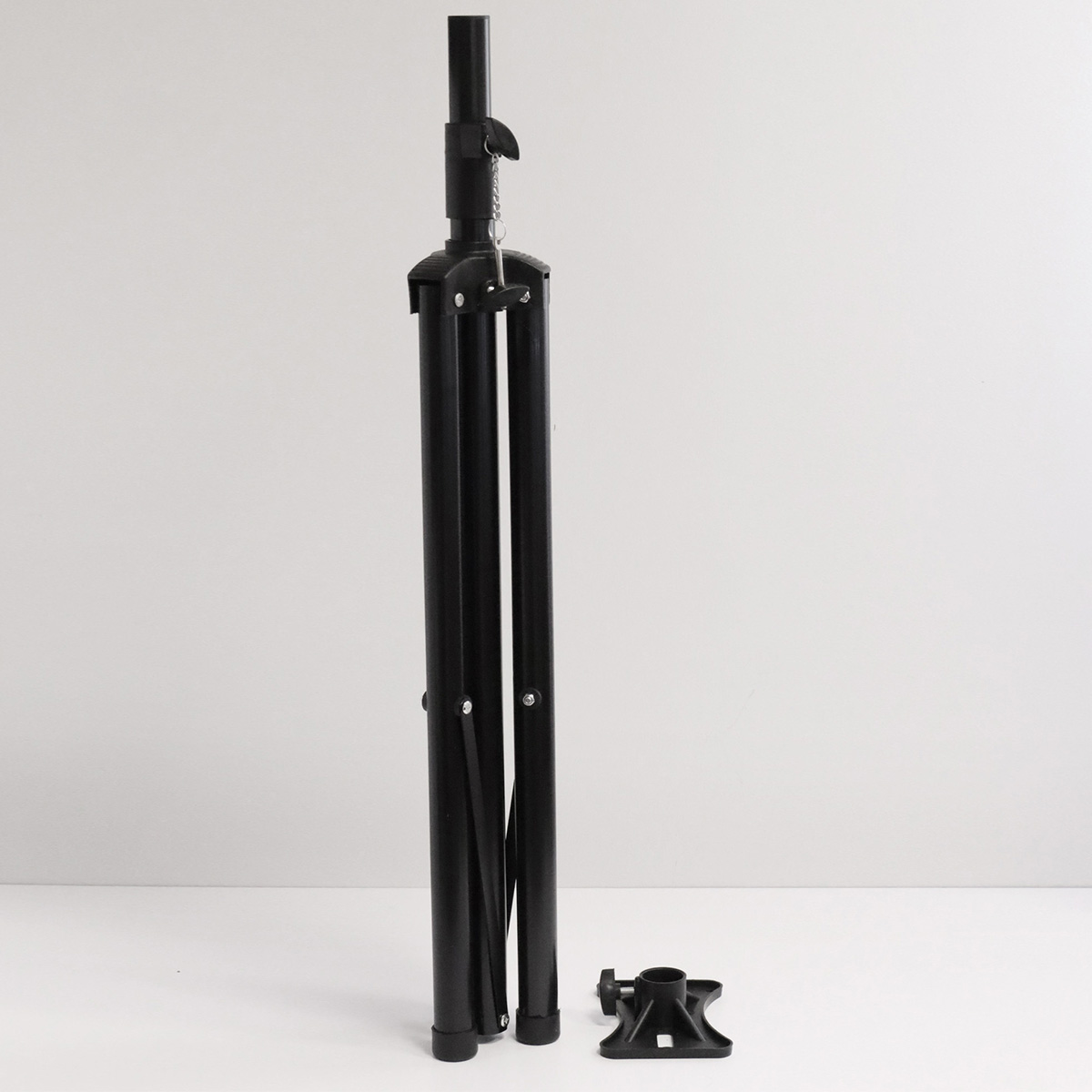 Штатив, стойка профессиональная для аудиоколонки, speaker stand, с площадкой, регулировка высоты 90 - 180 см, цвет черный