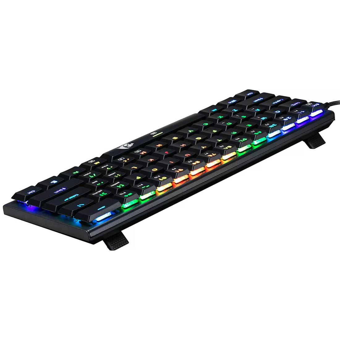 Игровая клавиатура REDRAGON Lakshmi, механическая, проводная, тихая, RGB подсветка, цвет черный