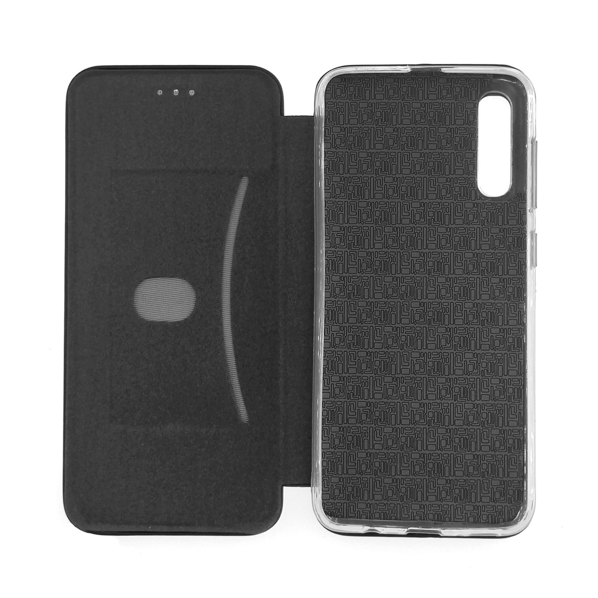Чехол книжка STYLISH для SAMSUNG Galaxy A50 (SM-A505), A30S (SM-A307), A50S (SM-A507), экокожа, цвет черный