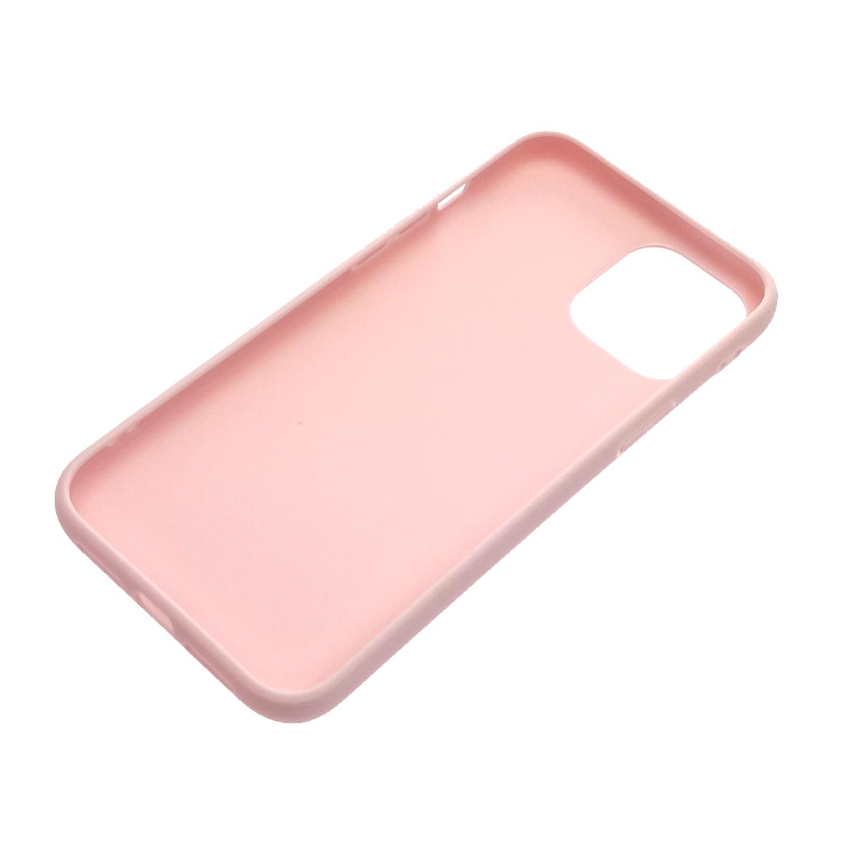 Чехол накладка для APPLE iPhone 12 Pro MAX (6.7"), силикон, цвет нежно розовый