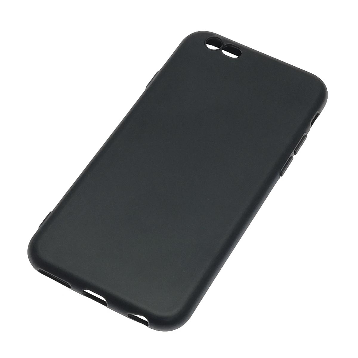 Чехол накладка для APPLE iPhone 6, iPhone 6G, iPhone 6S, силикон, цвет черный