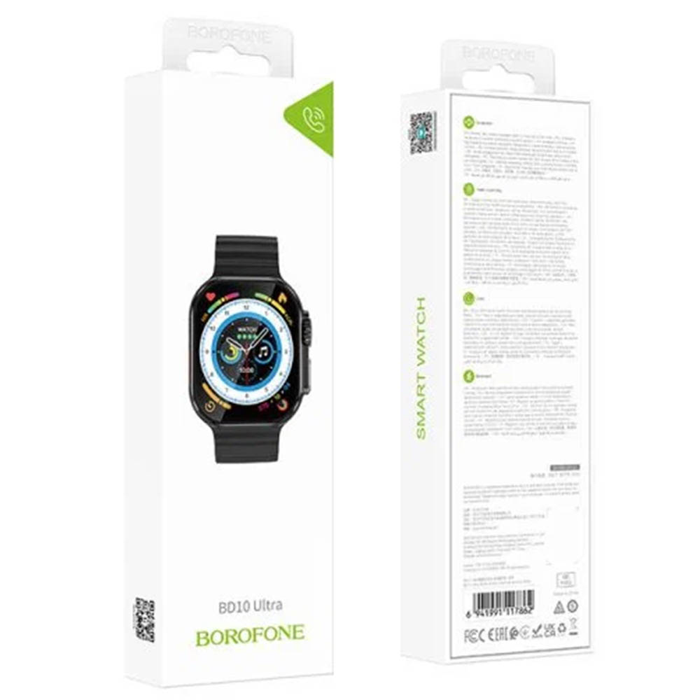 Смарт часы BOROFONE BD10 Ultra smart sports watch (call version), цвет черный