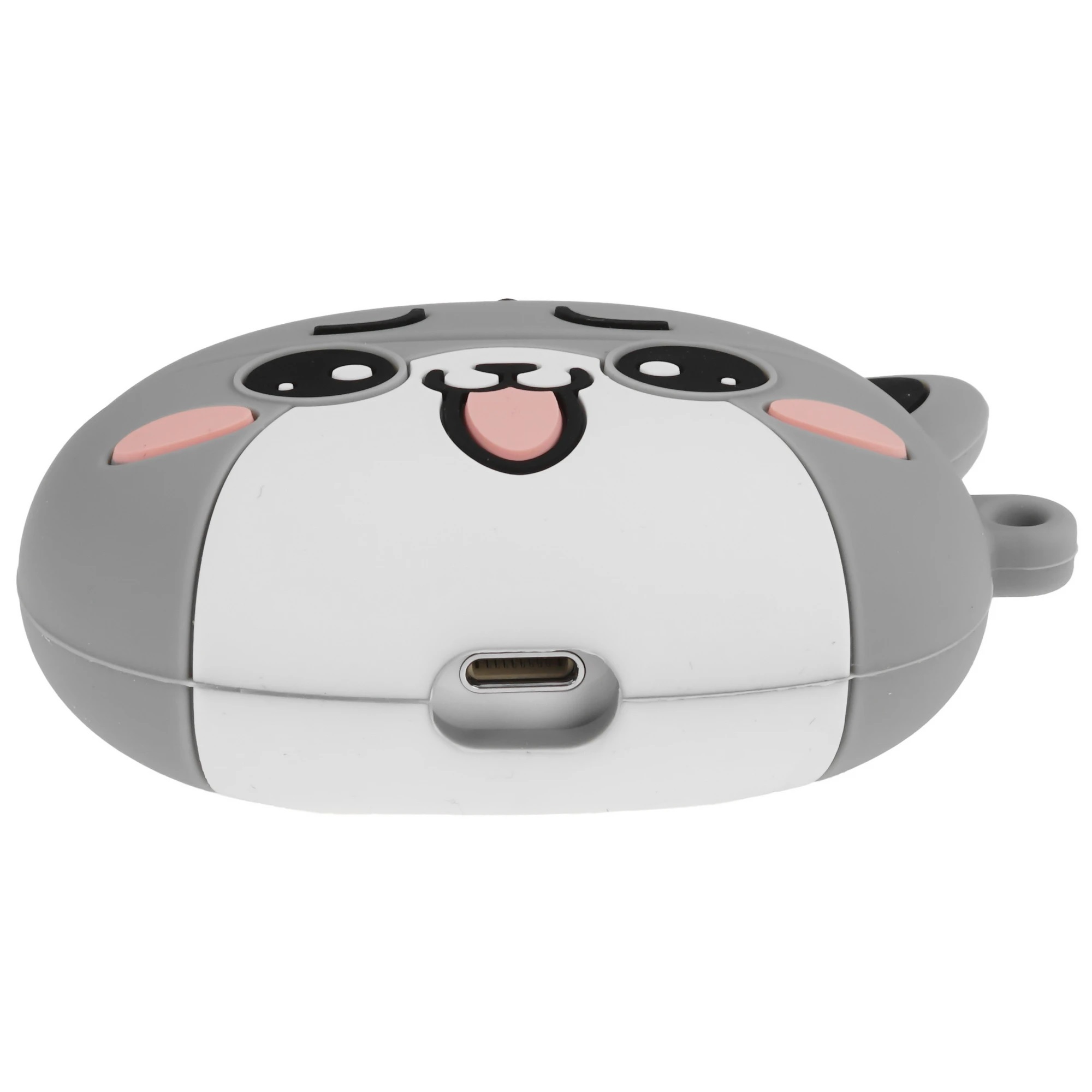 Гарнитура (наушники с микрофоном) беспроводная TWS HEADSET, HOCO EW48 Misty Cat, с силиконовым футляром серый кот