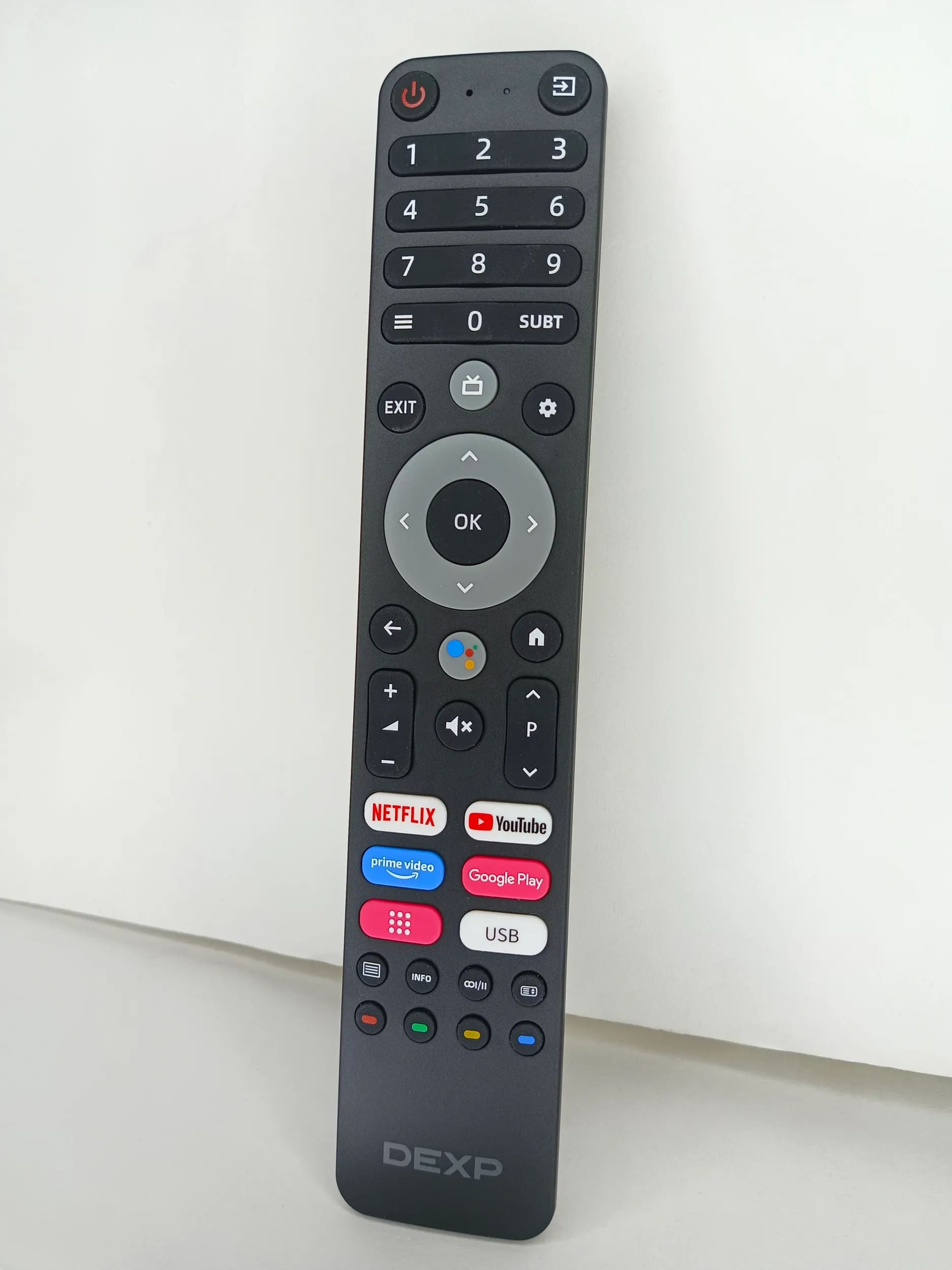 Пульт голосовой HUAYU DP-V2 для телевизоров DЕXP, Viomi, YASIN, Aceline , цвет черный