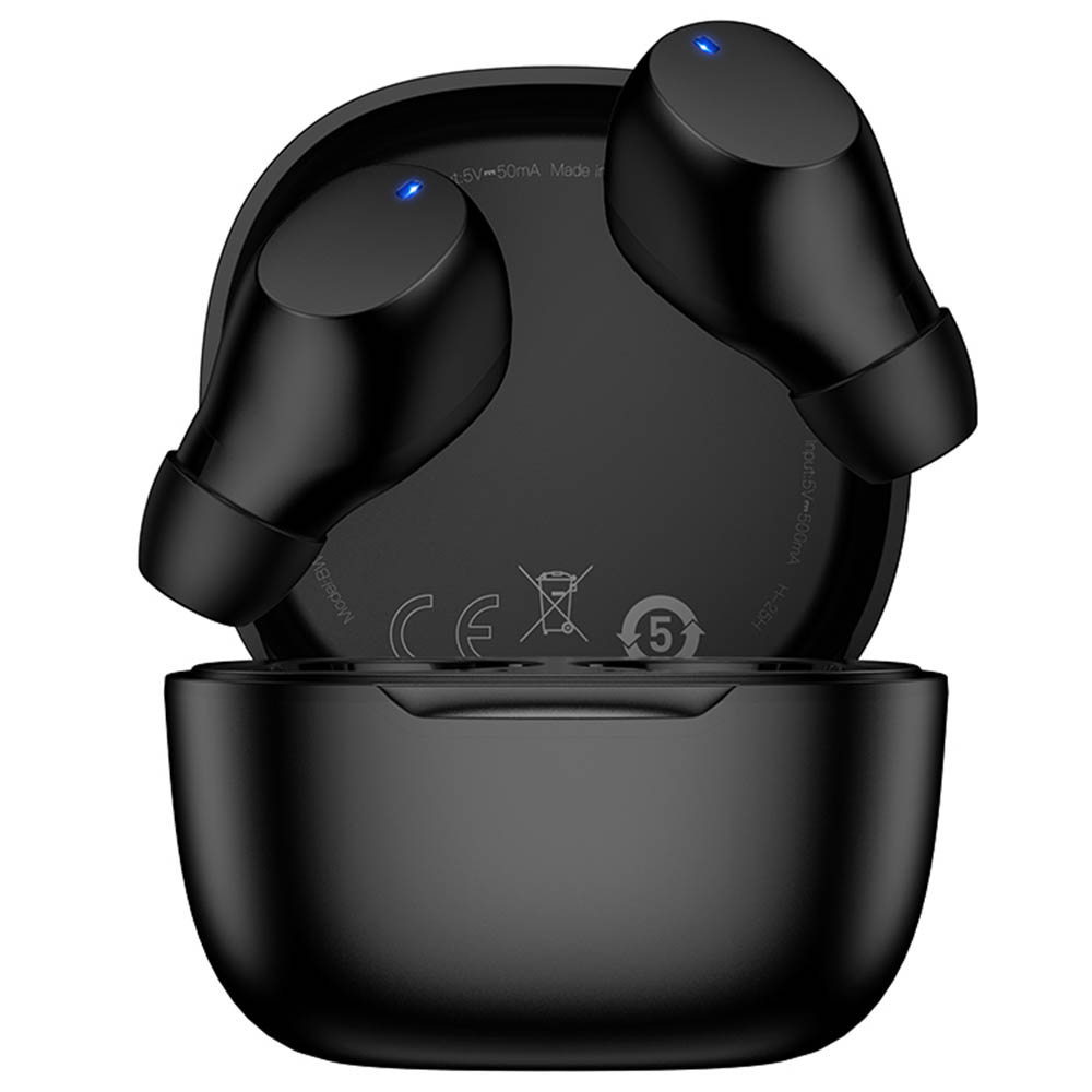 Гарнитура (наушники с микрофоном) беспроводная, BOROFONE BW97 Clear True, Bluetooth 5.4, цвет черный