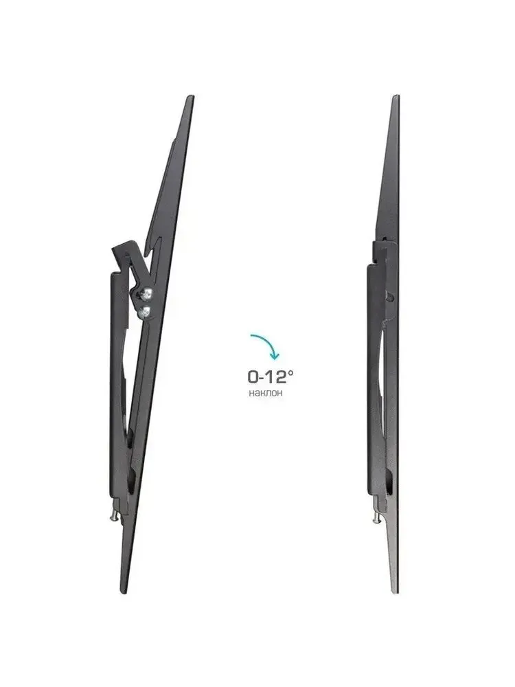 Кронштейн для ТВ Arm Media STEEL-4, до 40 кг, 22-65", vesa 400x400, настенный, наклонный, цвет черный