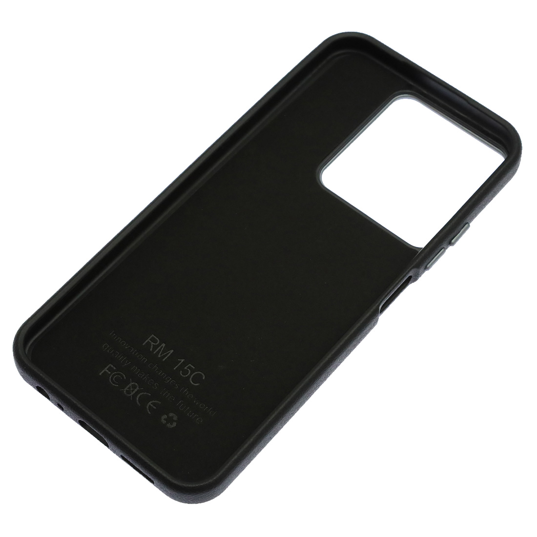 Чехол накладка VICTORIA для XIAOMI Redmi 15C, POCO C85, силикон, пластик, текстура кожи, бархат, цвет черный