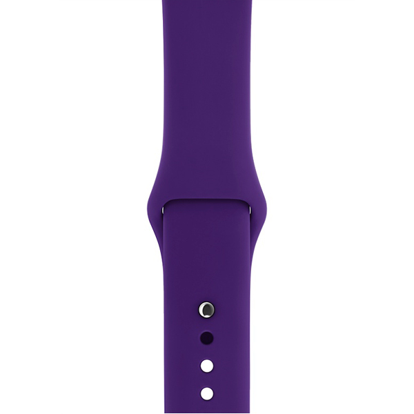 Ремешок для Apple Watch спортивный "Sport", размер 42-44 mm, цвет фиолетовый