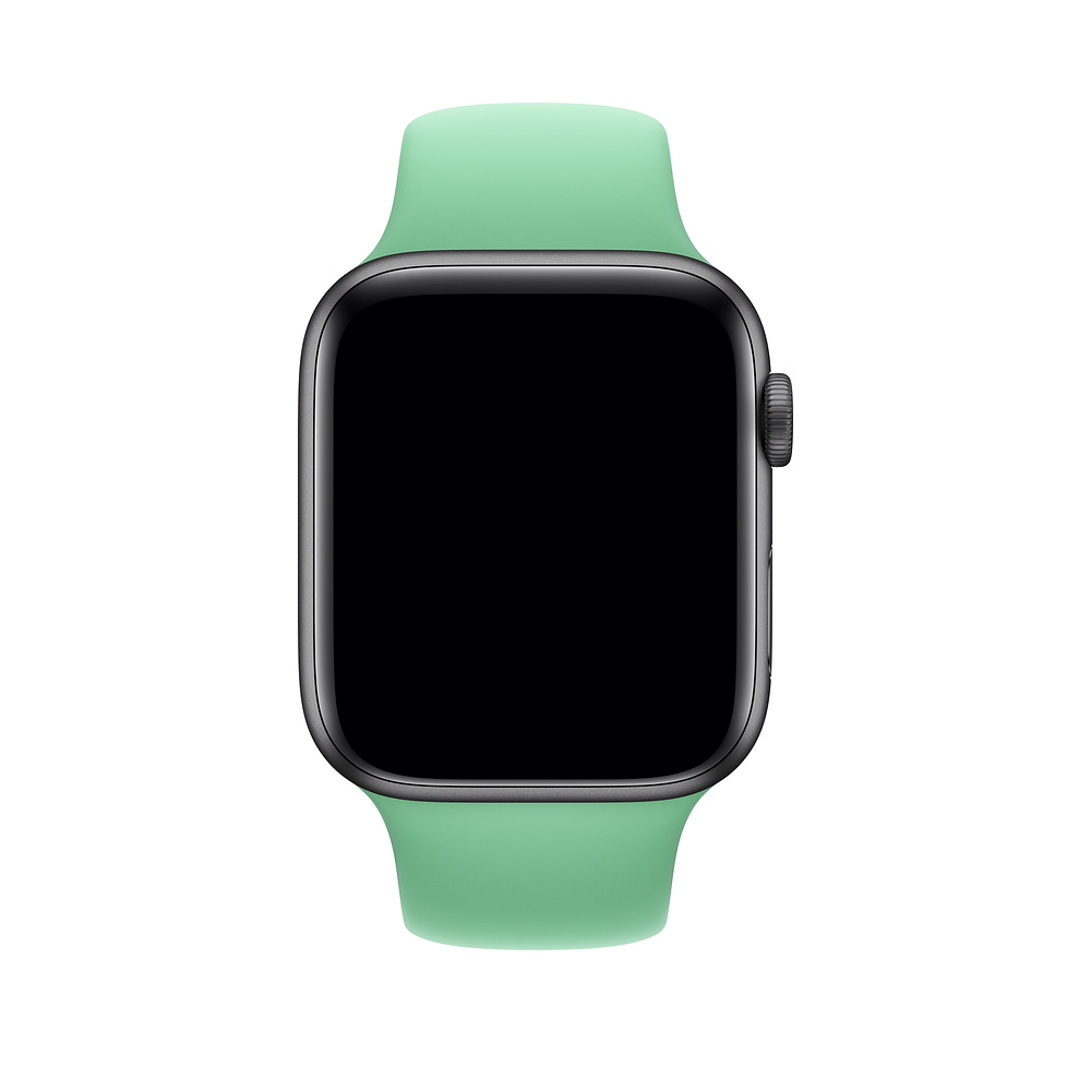 Ремешок для Apple Watch спортивный "Sport", размер 38-40 mm, цвет мятный.