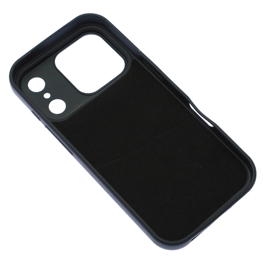 Чехол накладка NANO для APPLE iPhone 17 Pro, силикон, бархат, цвет черный