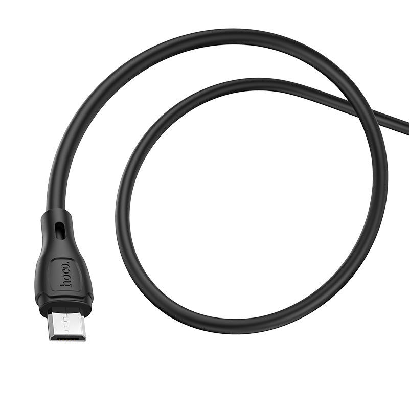Кабель HOCO X61 Micro USB, 2.4A, длина 1 метр, цвет черный