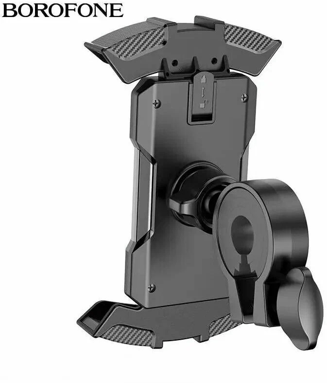 BOROFONE BH72 Airfly держатель для телефона на руль велосипеда, мотоцикла, цвет черный BOROFONE BH72 Airfly держатель для телефона на руль велосипеда, мотоцикла, цвет черный