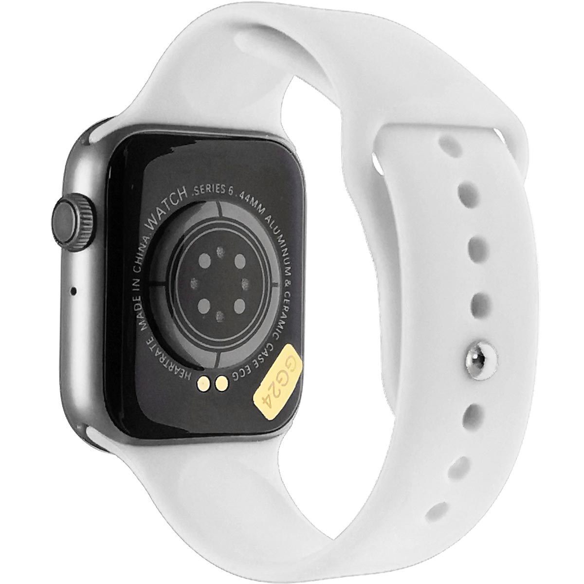 Смарт-часы Smart Watch AK76, Bluetooth, шагомер, датчик пульса, цвет серебристый