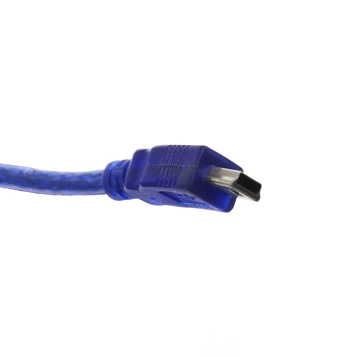 Кабель USB - Mini USB, длина 1.5 метра, с ферритовым фильтром, цвет синий