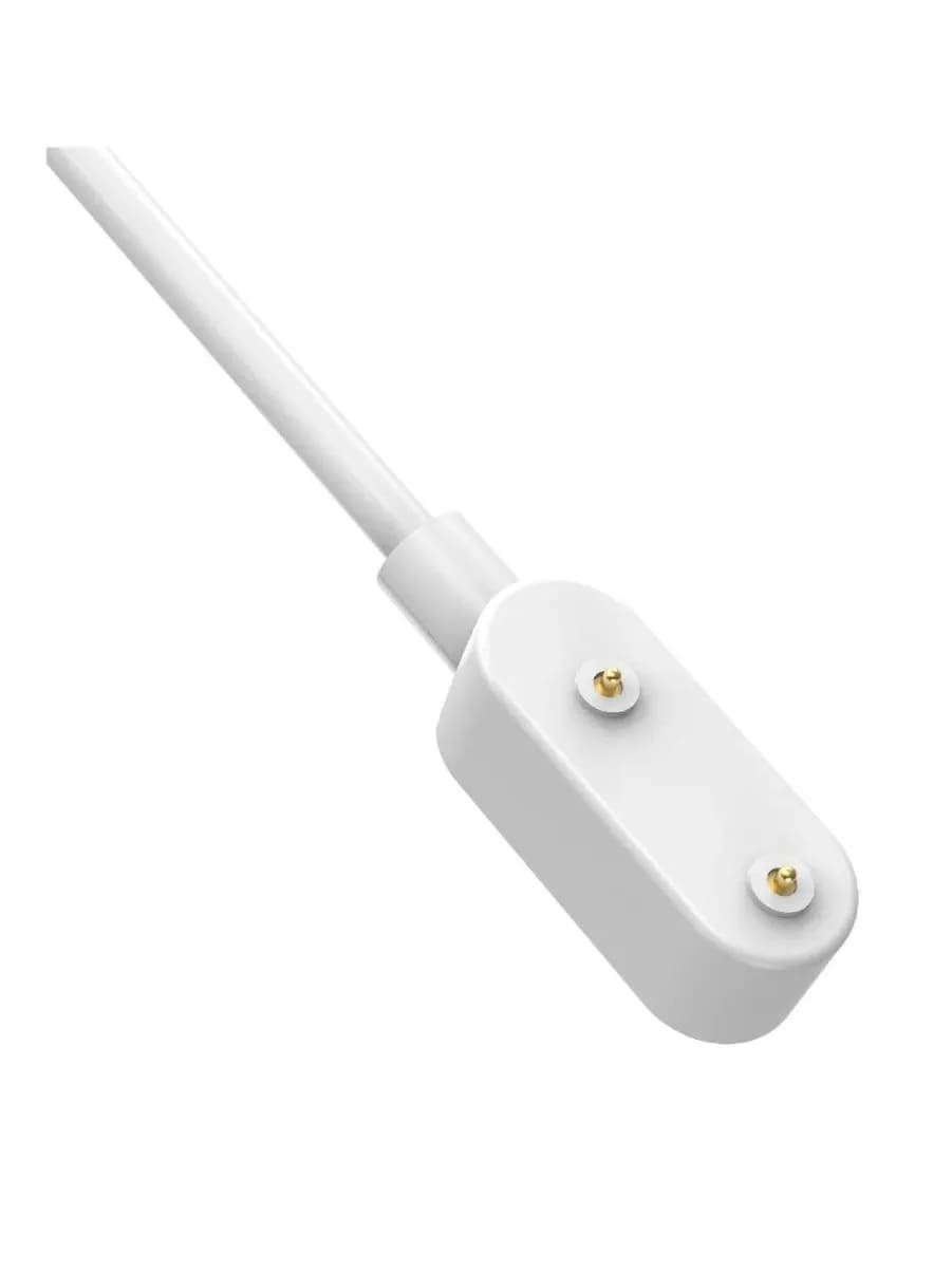 Зарядное устройство, магнитный кабель 2 pin для смарт часов Huawei Honor Band (6, 7, 8, 9, 10), Huawei Watch Fit, Fit 2, Fit 3, Galaxy Fit 3 , Huawei Kids 4 Pro, 5 pro, длина 0.6 метра,  цвет белый