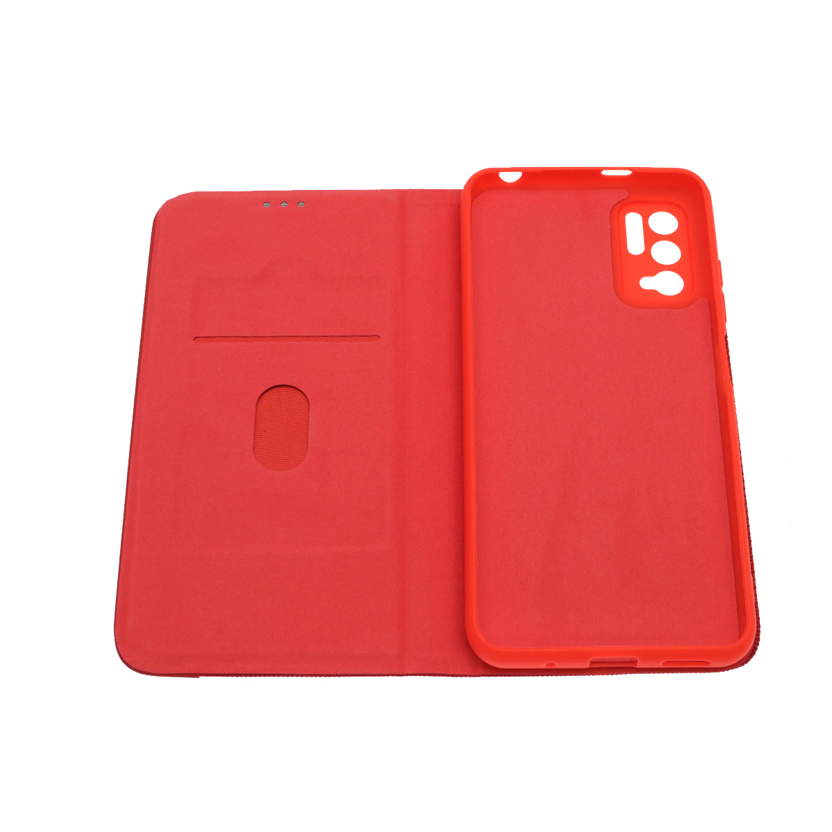 Чехол книжка MESH для XIAOMI POCO M3 Pro, XIAOMI Redmi Note 10T, Redmi Note 10 5G, текстиль, силикон, бархат, визитница, цвет красный