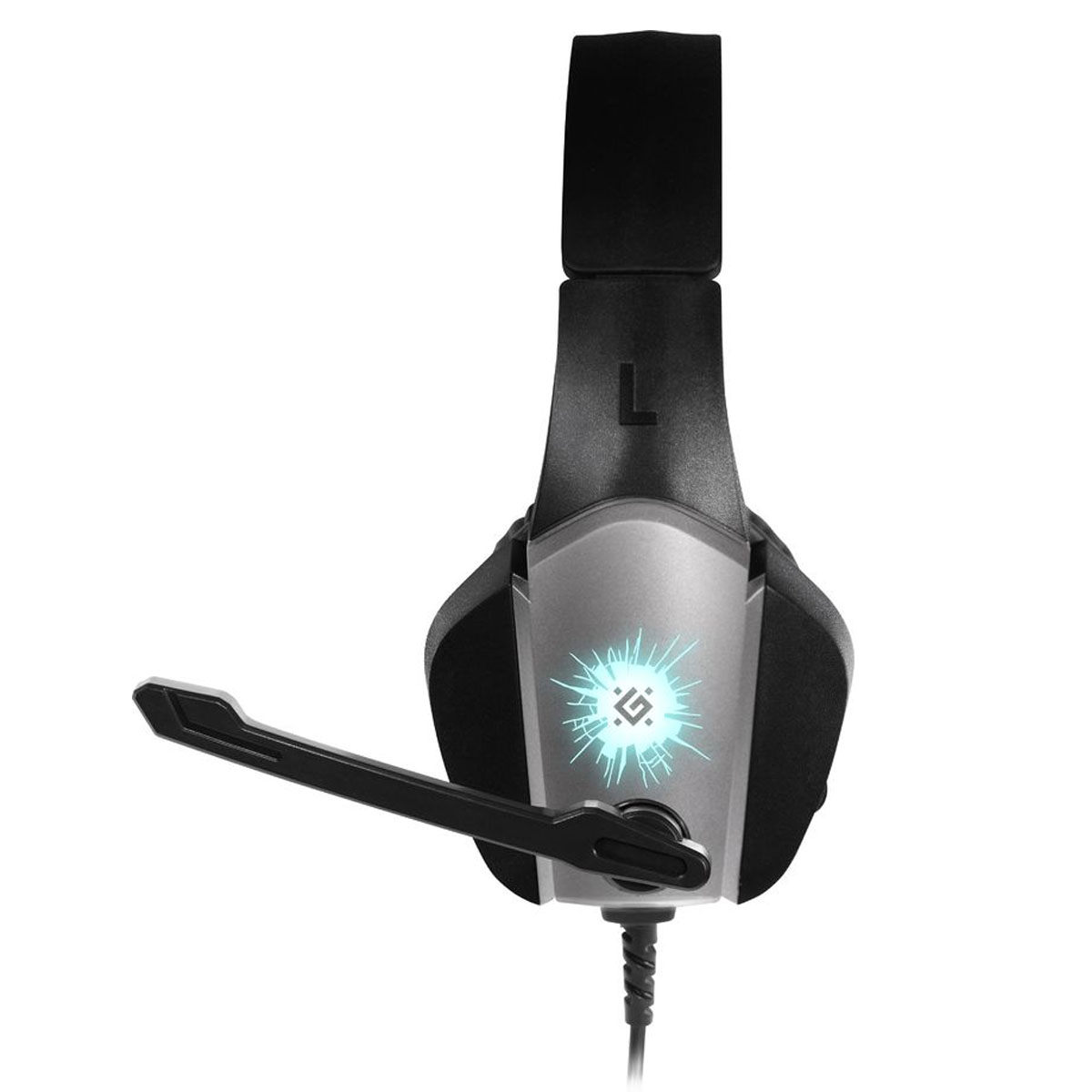 Игровая гарнитура (наушники с микрофоном) проводная, полноразмерная, DEFENDER X-SKULL, цвет черный