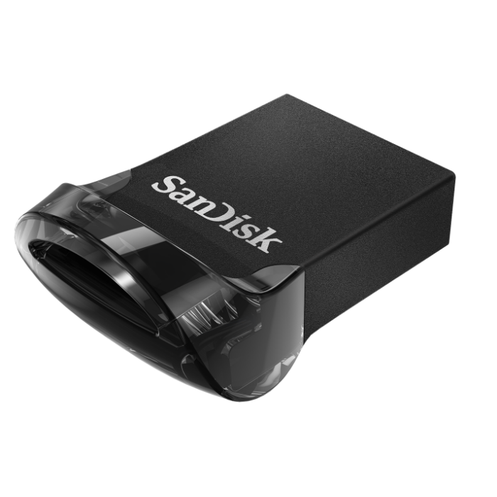 Флешка 32GB SanDisk Ultra Fit CZ430 SDCZ430-032G-G46, USB 3.1 gen 1, 130Mb/s, цвет черный