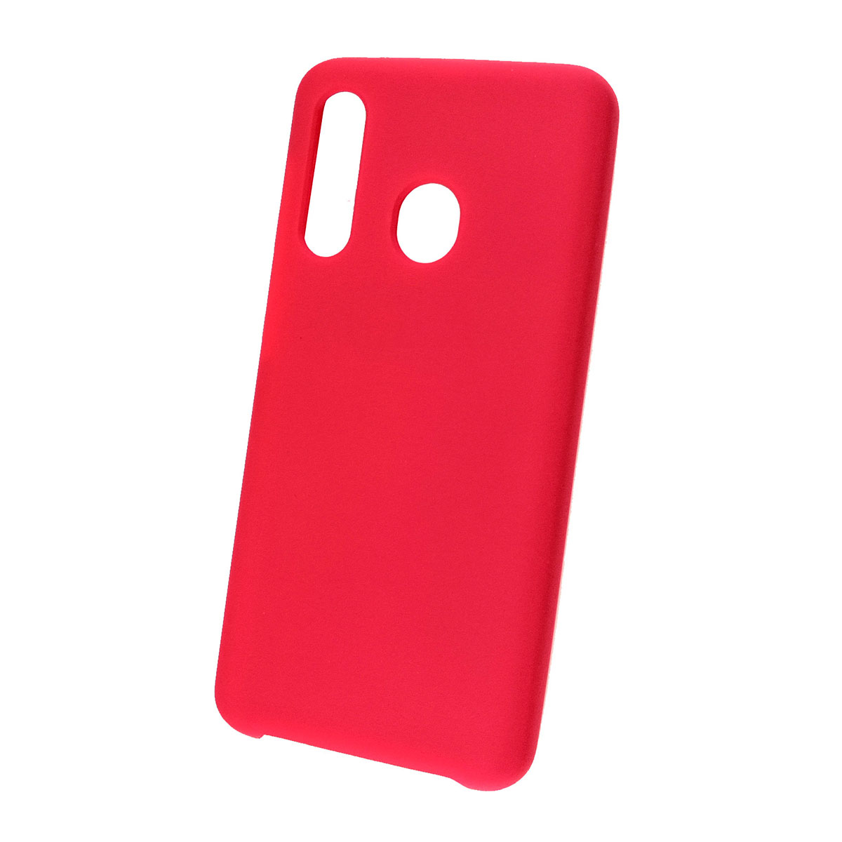 Чехол накладка Silicon Cover для SAMSUNG Galaxy A60 2019 (SM-A605), Galaxy M40 (SM-M405), силикон, бархат, цвет красный