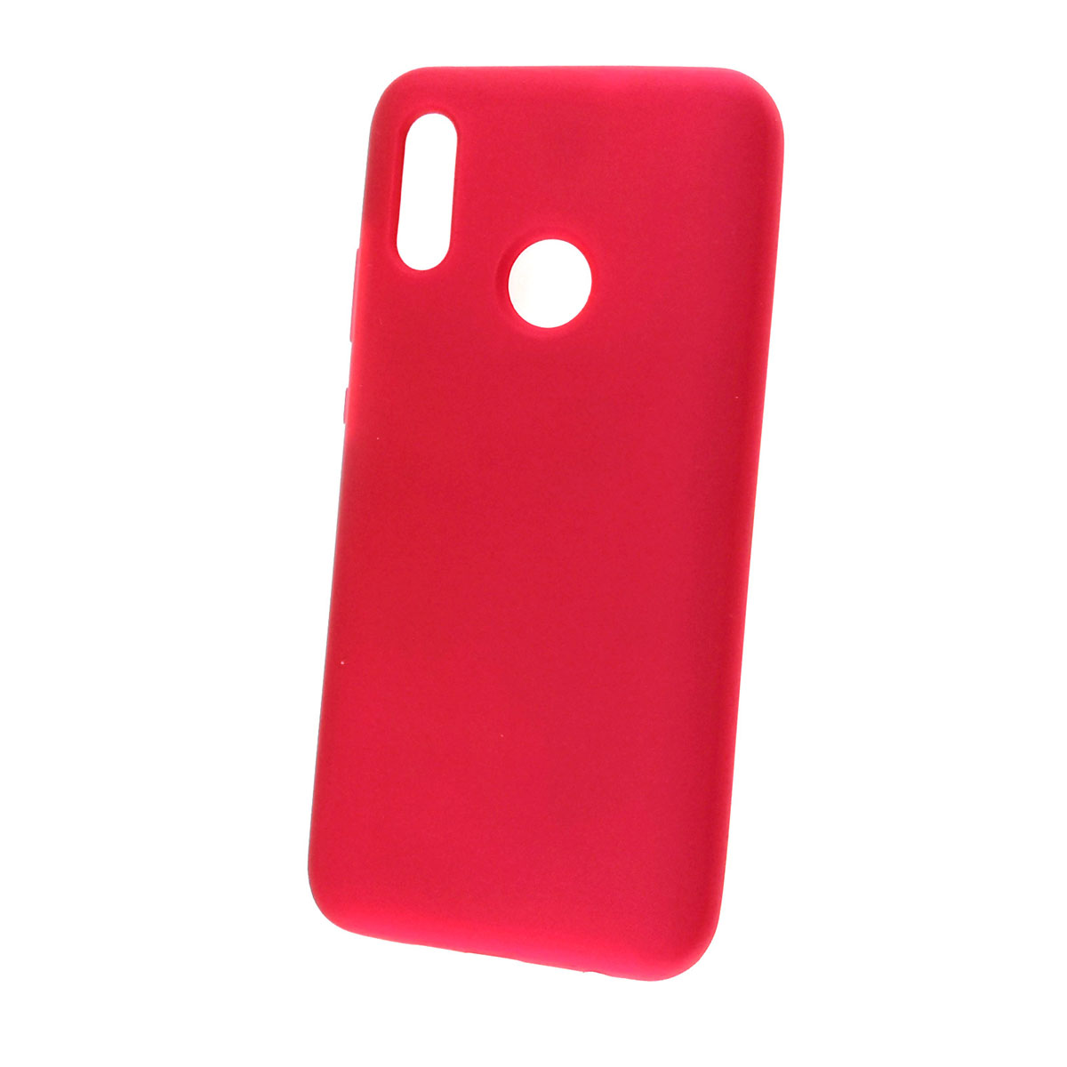 Чехол накладка Silicon Cover для HUAWEI P Smart 2019, Honor 10 Lite, силикон, бархат, цвет красный.
