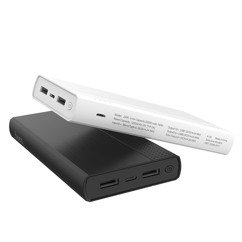 Внешний аккумулятор, Power Bank HOCO J33A, 20000 mAh (уценка: витринный образец, нет кабеля в комплекте)