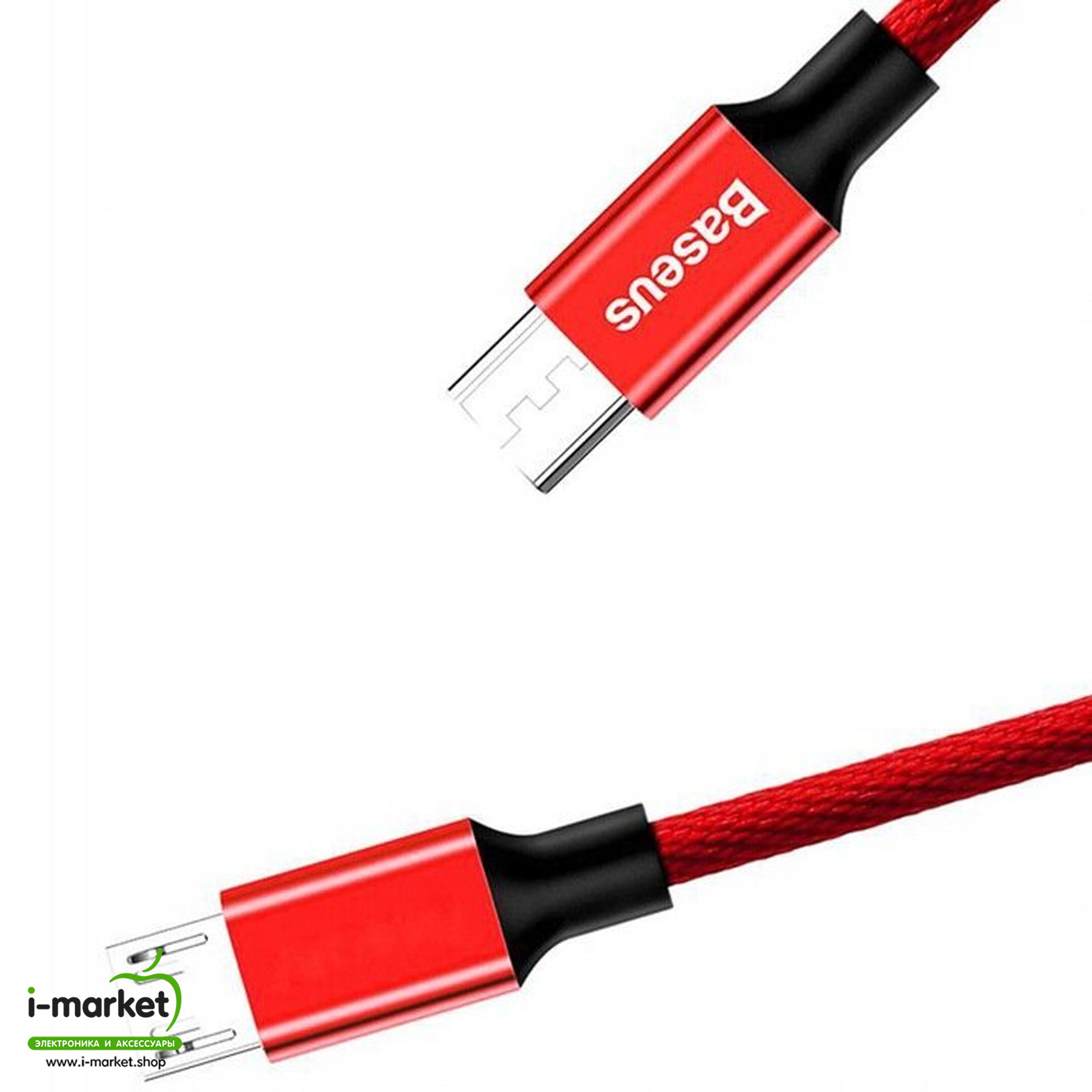 Кабель Micro USB, Baseus Yiven Series, 2A, длина 1 метр, цвет красный