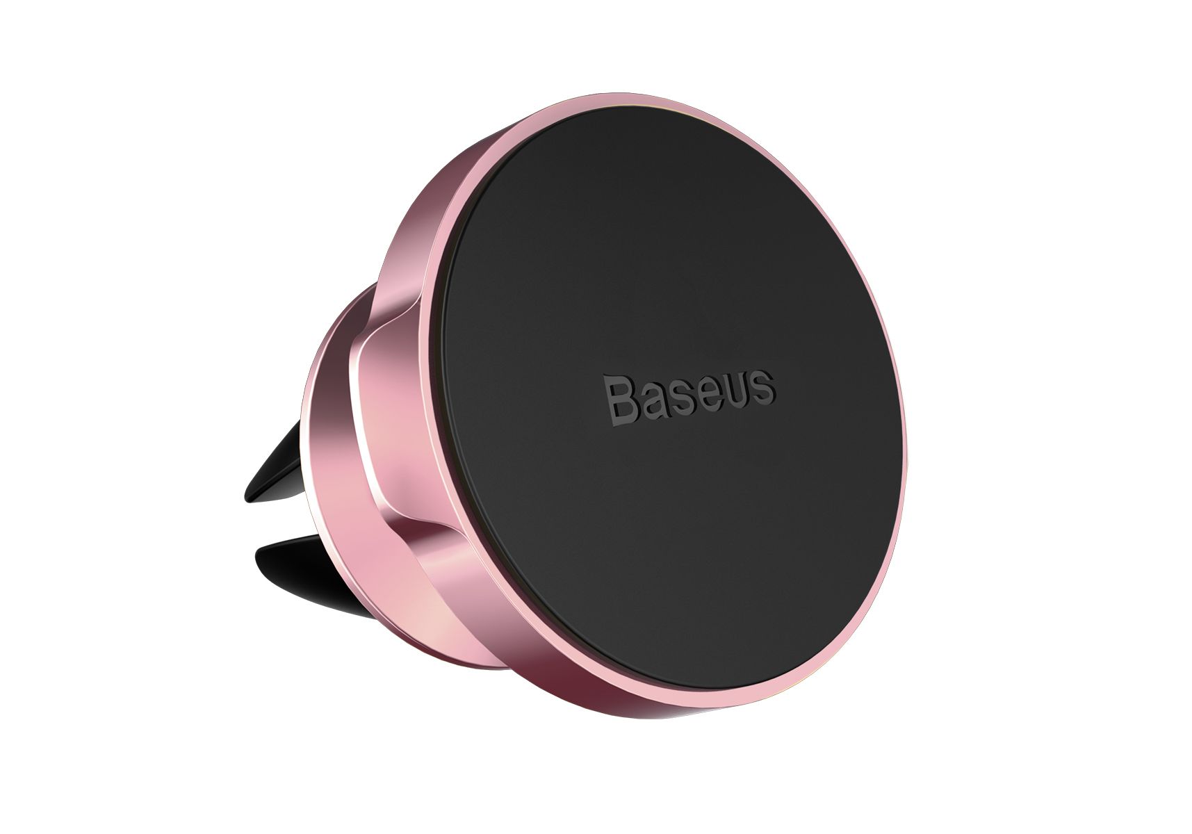 Автодержатель магнитный BASEUS SUER-A0R Small Ears Series (Air outlet type) цвет розовое золото.
