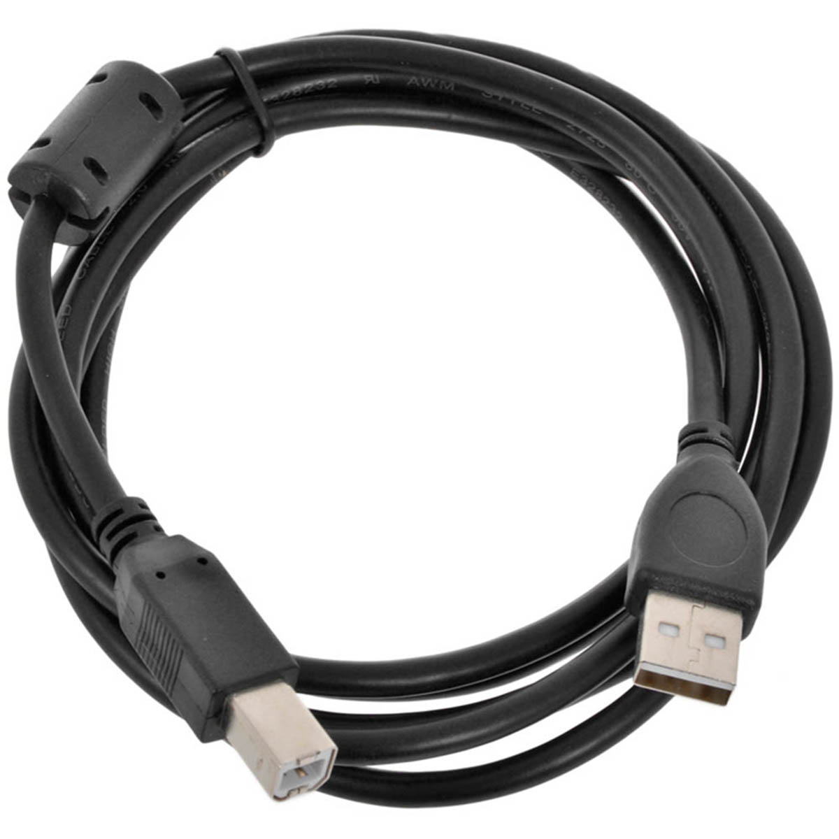 Кабель Am-Bm (AM/BM) для принтера, сканера, USB 2.0, длина 1.4 метра, цвет черный