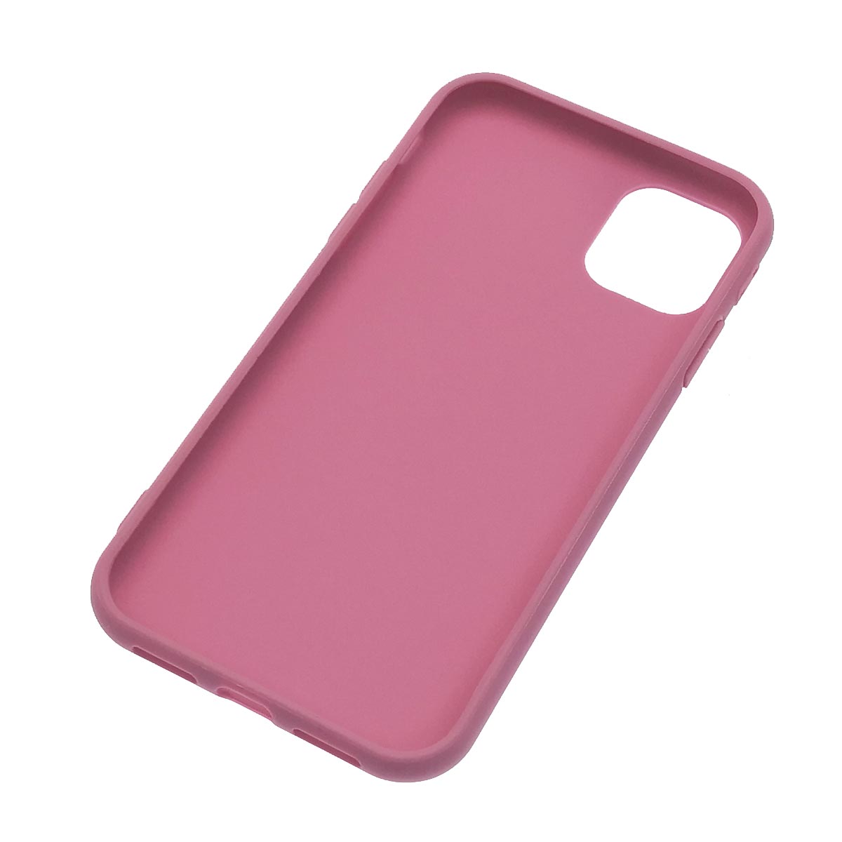 Чехол накладка для APPLE iPhone 11, силикон, матовый, цвет светло малиновый