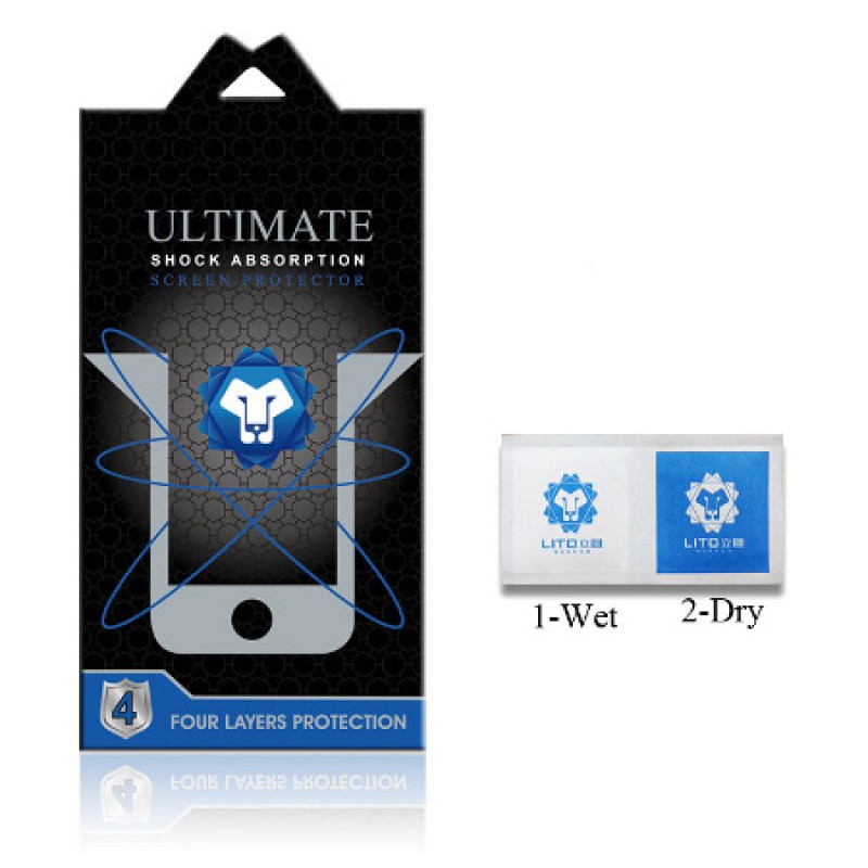 Защитная противоударная пленка Lito Anti-shock ULTIMATE для APPLE iPhone X/XS (5.8"), прозрачная.