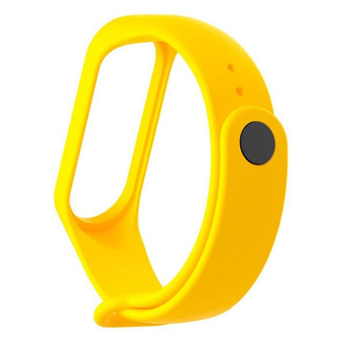 Ремешок на запястье, браслет для XIAOMI Mi Band 3, 4, силикон, цвет желтый