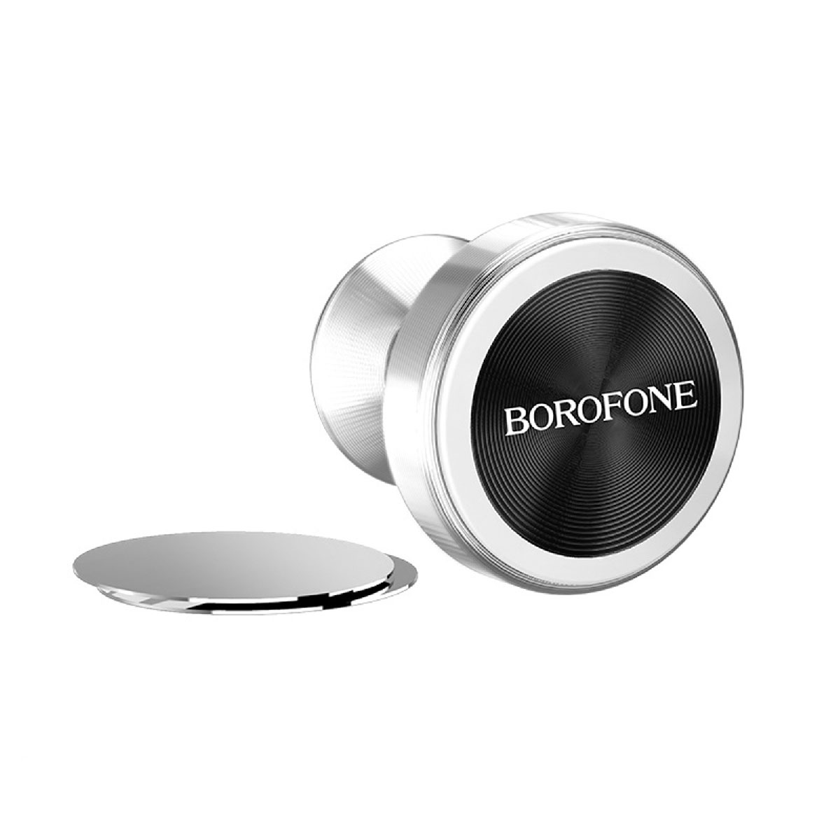 Автомобильный магнитный держатель телефона BOROFONE BH5 Platinum, цвет серебристый