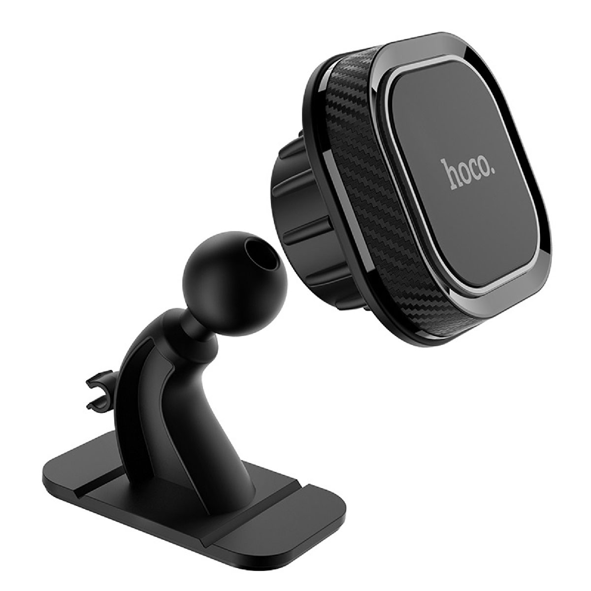 HOCO CA53 Intelligent автомобильный магнитный держатель телефона для приборной панели, цвет черный.