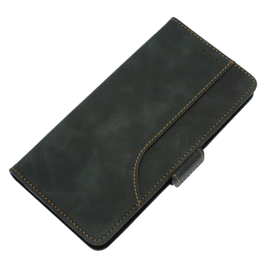 Чехол книжка NICE для SAMSUNG Galaxy A55 5G, защита камеры, экокожа, визитница, цвет черный