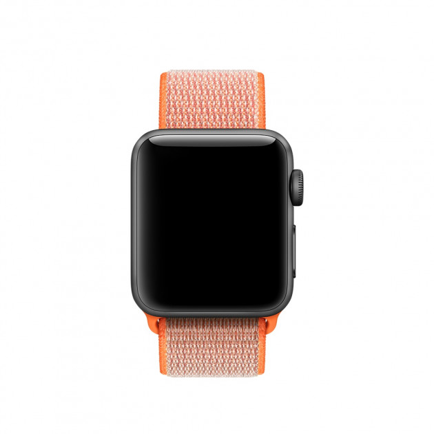 Ремешок для часов Apple Watch (38-40 мм), нейлон, цвет Spicy Orange (4).
