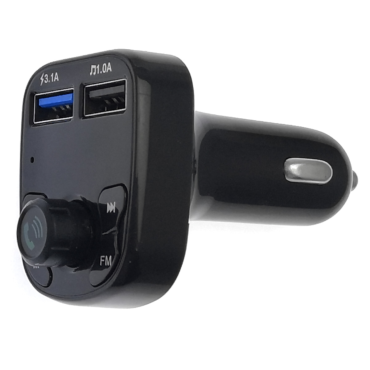 FM-модулятор X16, 2 USB, MP3, 3.1A, Bluetooth 3.0, цвет черный